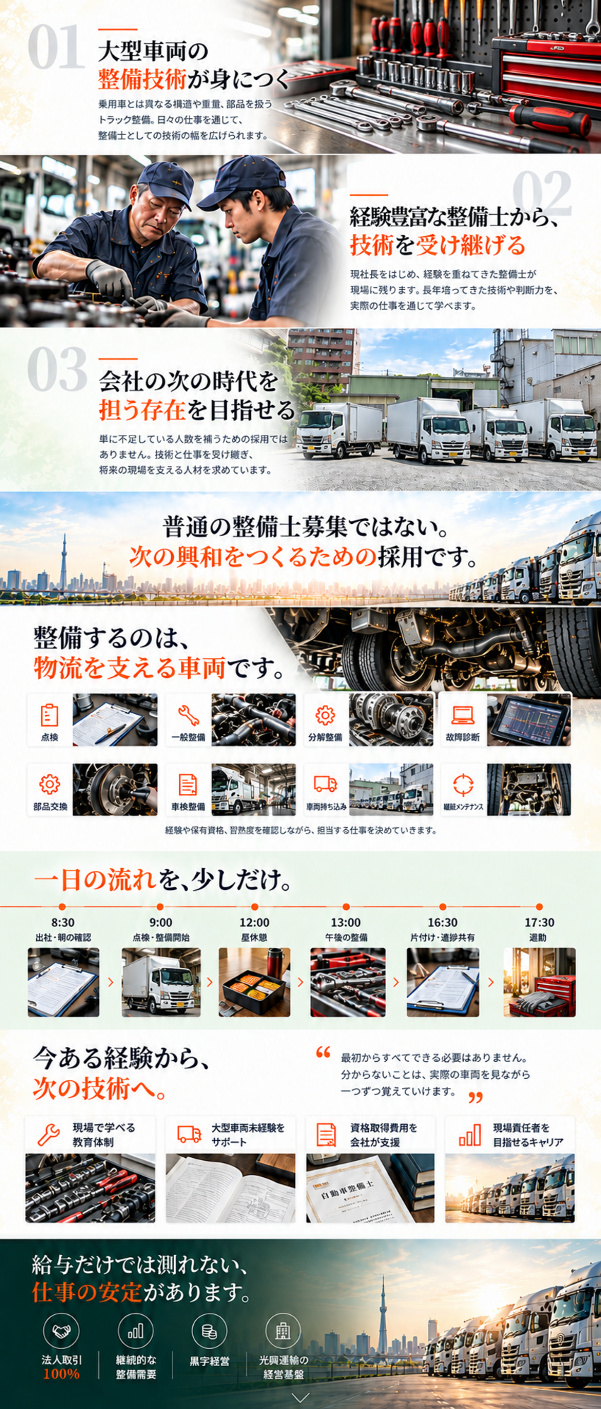 興和自動車工業株式会社 整備士採用LPモックアップ中部